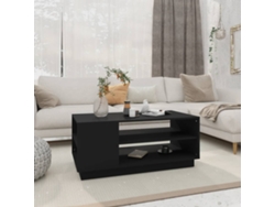 Mesa de Centro Apoyo 102X55X43 cm Aglomerado Negro Lovely Home