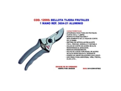 Bellota tijera frutales 1 mano 3604-21 aluminio