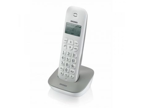 Telefóno Fijo BRONDI Cordless Blanco