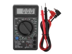 Multímetro Digital Lcd Mini Dt830d, Voltímetro, Amperímetro, Ohmímetro, Instrumento De Prueba, Sondas Con Zumbador.