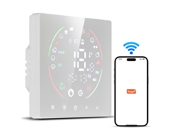 Termostato Inteligente Programable Wifi Con Control De Temperatura Para Uso Doméstico Y Pantalla Lcd Digital.