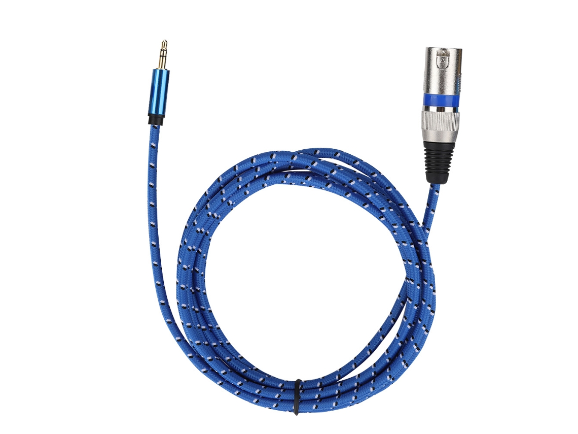Cable De Audio Estéreo De 3,5 Mm A Conector Xlr Hembra, 3 Metros.
