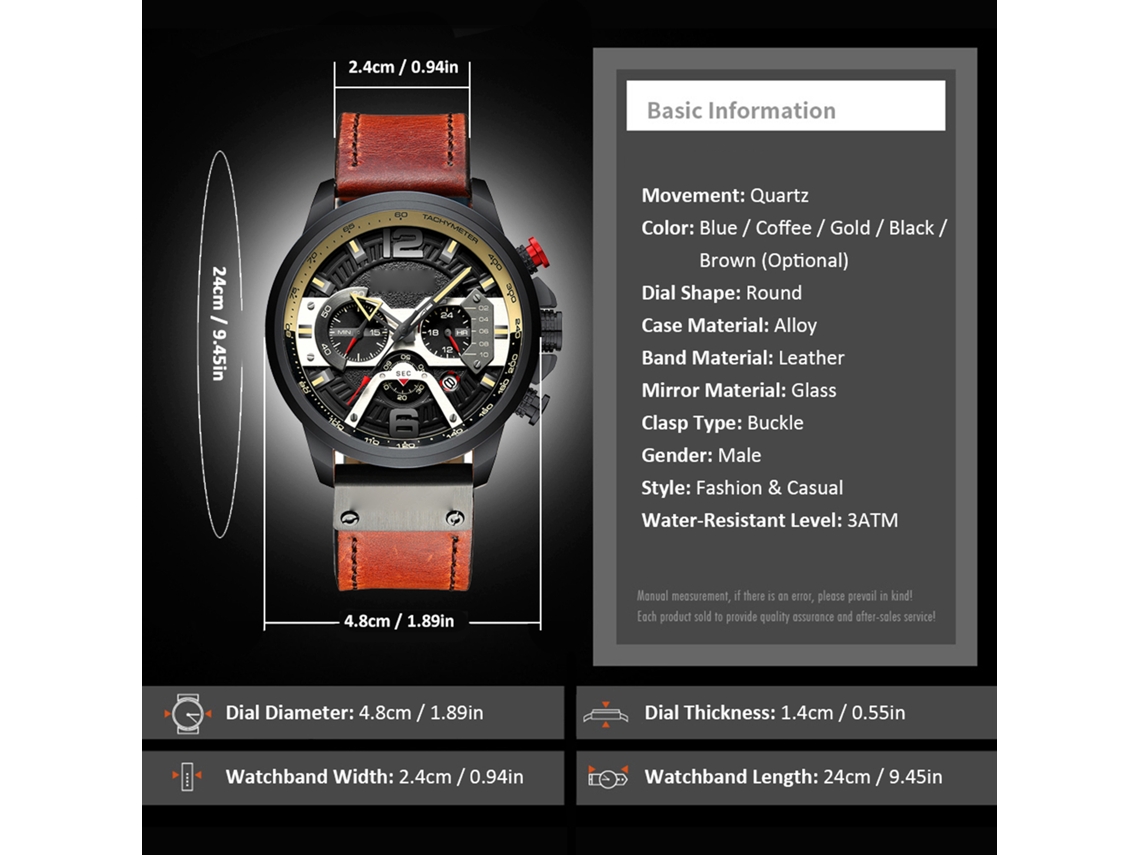 Reloj De Cuarzo Para Hombre Curren 8329, Estilo Casual Y Elegante, Resistente Al Agua Hasta 3 Atm, Con Calendario.