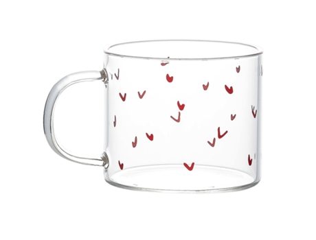 Taza XGF Taza de cristal del retrato de la letra del corazón de la estrella de 400 ml Taza de café con las tazas de pareja de la manija para el des...