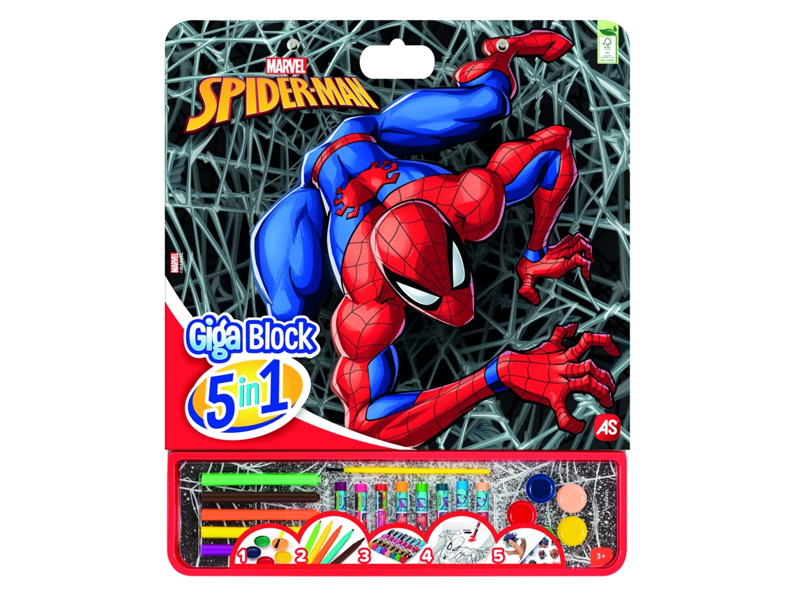 Spider-Man Bloque Gigante 5 en 1 COMO EMPRESA