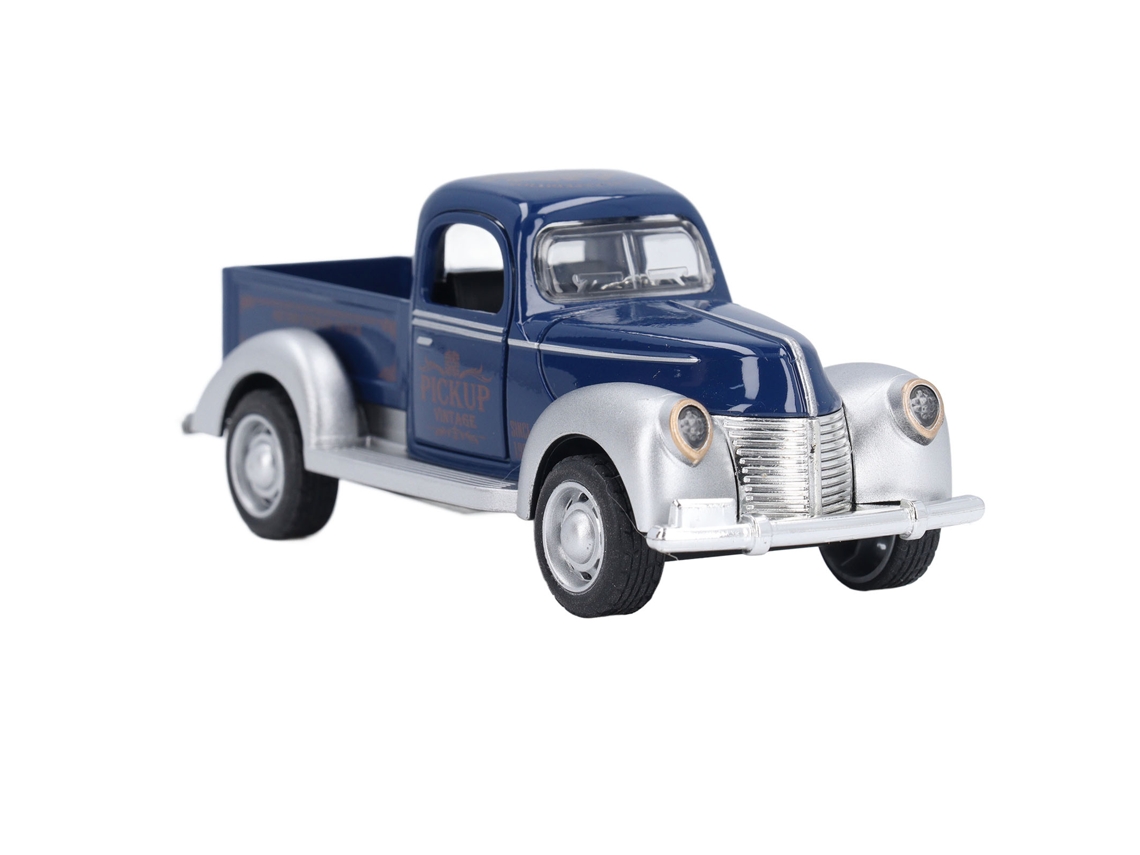 Coche De Aleación A Escala 1:32 De Estilo Vintage Con Luces Y Sonido - Juguete Coleccionable Para Niños