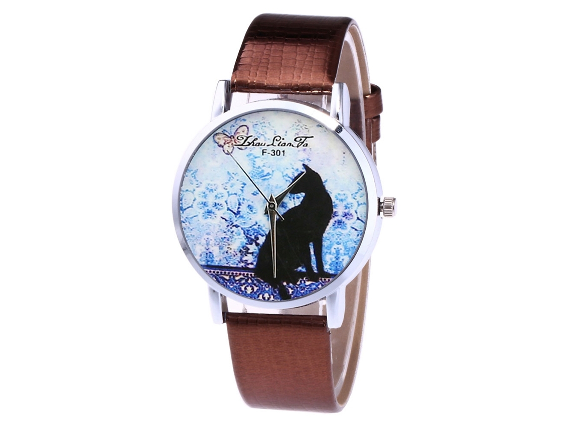 Reloj De Cuarzo Para Parejas, Correa De Piel Sintética, Estilo Sencillo Y Moderno, Para Uso Diario.