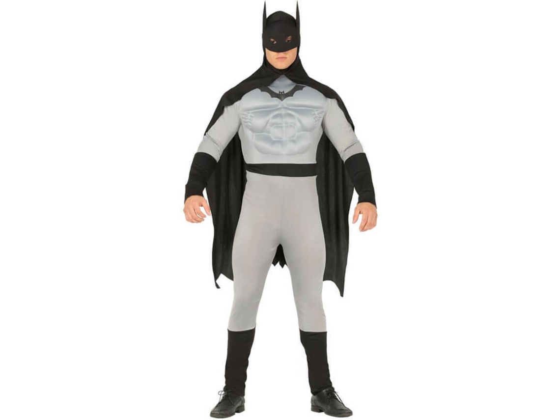 Disfraz de Hombre DISFRAZZES Superhéroe Oscuro Gris (Talla: L)