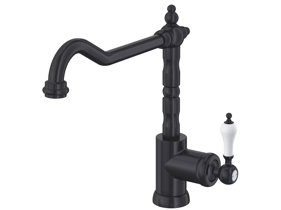 Grifo De Cocina De Latón 025 De Latón Negro Colección Céphise