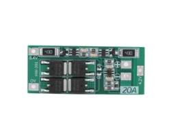 Placa De Protección Para Batería De Litio 18650 2s Hw-391 Con Balance De Cc, Descarga Continua De 8,4-9 V Y 20 A