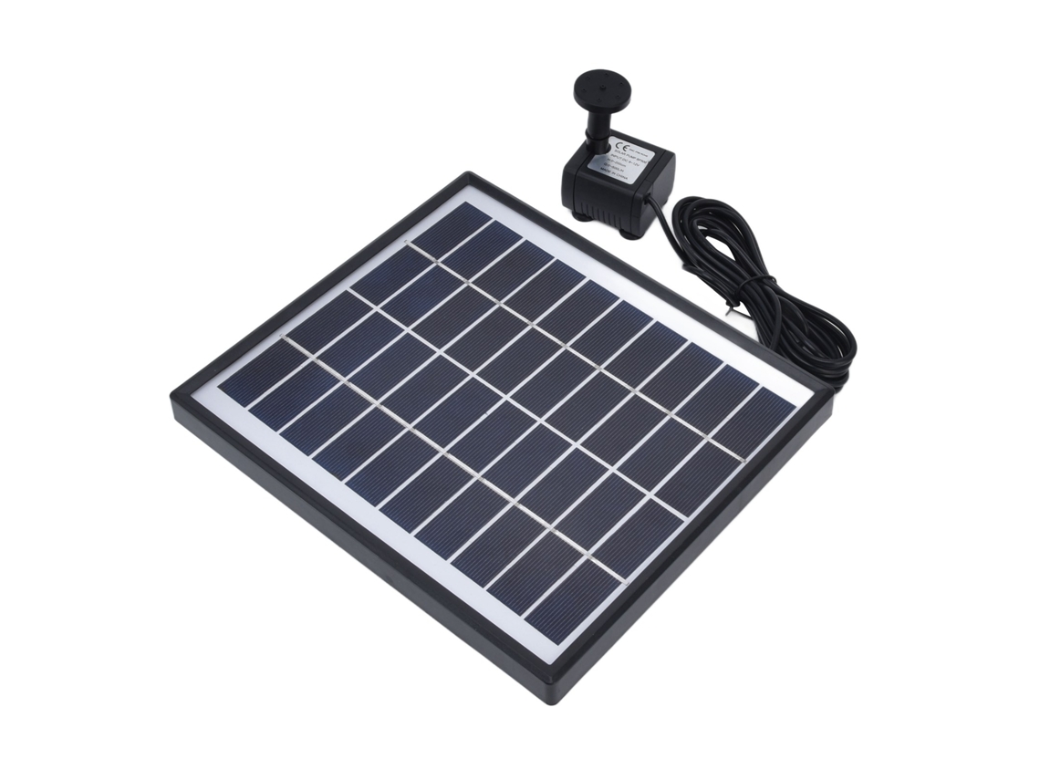 Fuente solar flotante de 10 V y 6,5 W con bomba de agua IP68 para jardín exterior