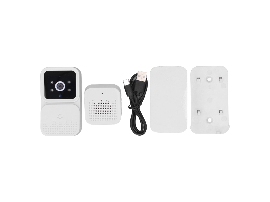 Cámara de timbre inalámbrica inteligente con vídeo HD, detección de movimiento y audio bidireccional (Wi-Fi)
