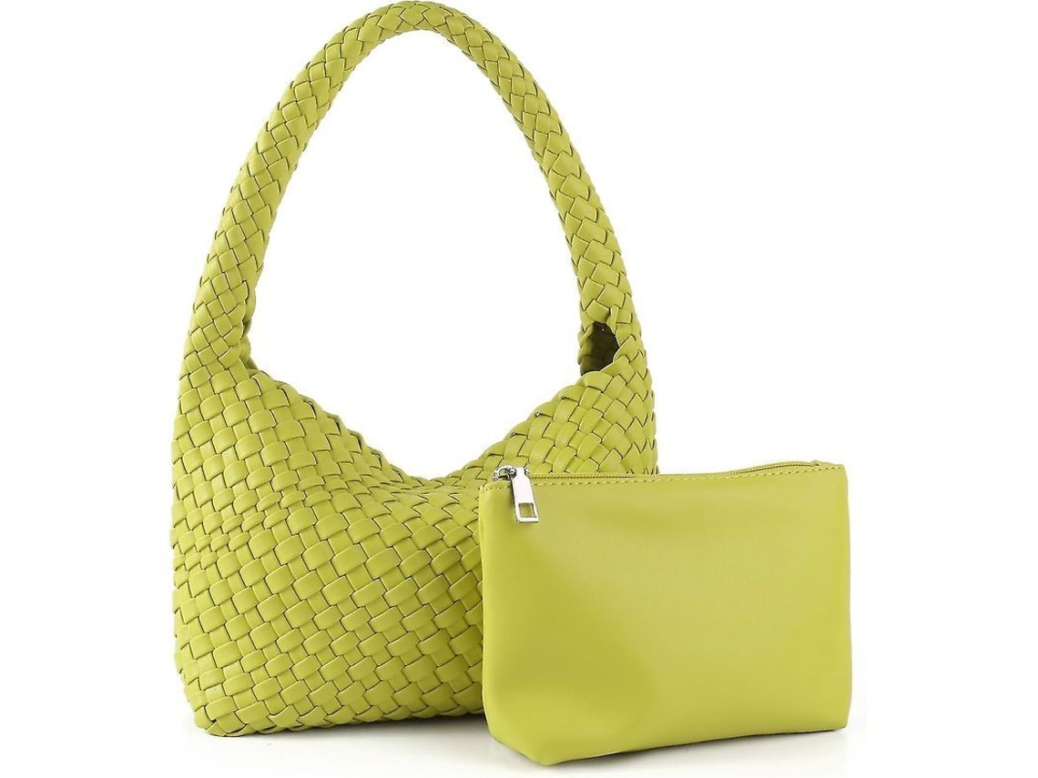 2026-bolsos De Cuero Tejido Y Carteras Para Mujer Bolso De Hombro Versátil Bajo El Brazo Hecho A Mano Moda