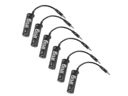 6 Convertidores De Interfaz De Audio Para Guitarra, Sistema Adaptador Link Para Teléfono Y Ipad (nuevo)