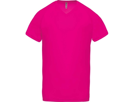 Camiseta de Hombre para Deporte PROACT Multideportes Poliéster Rosa (3XL)