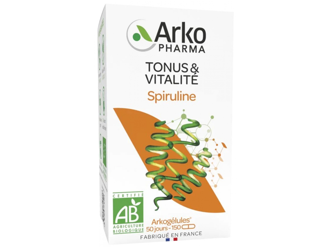 Arkogélules Espirulina Bio 150 Cápsulas ARKOPHARMA