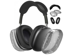 Funda Protectora Para Airpods Max, Tpu Y Silicona Transparente Y Suave, Resistente A Los Arañazos (negro) Czhhmart