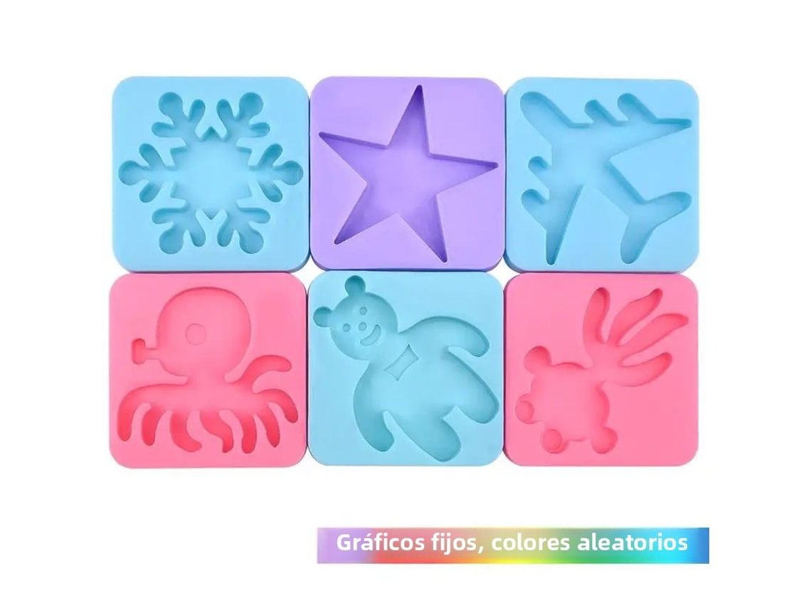 Juego de pegatinas para manualidades de pintura (6 piezas) Juguete mágico de hadas del agua