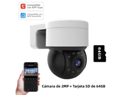 Câmera Ip Graffiti 1080p 2mp , Controlada por Aplicativo com Rastreamento Automático. MDUG (64gb)