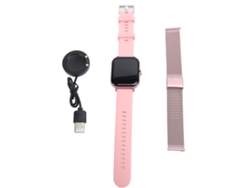 Reloj Inteligente De 1,75" Con Monitor De Sueño, Modo Multideporte, Llamadas Bluetooth Y Pantalla Rosa.