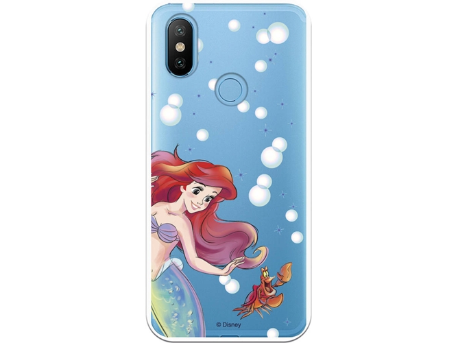 Carcasa Xiaomi Mi A2, Mi 6X DISNEY Ariel y Sebastián Multicolor
