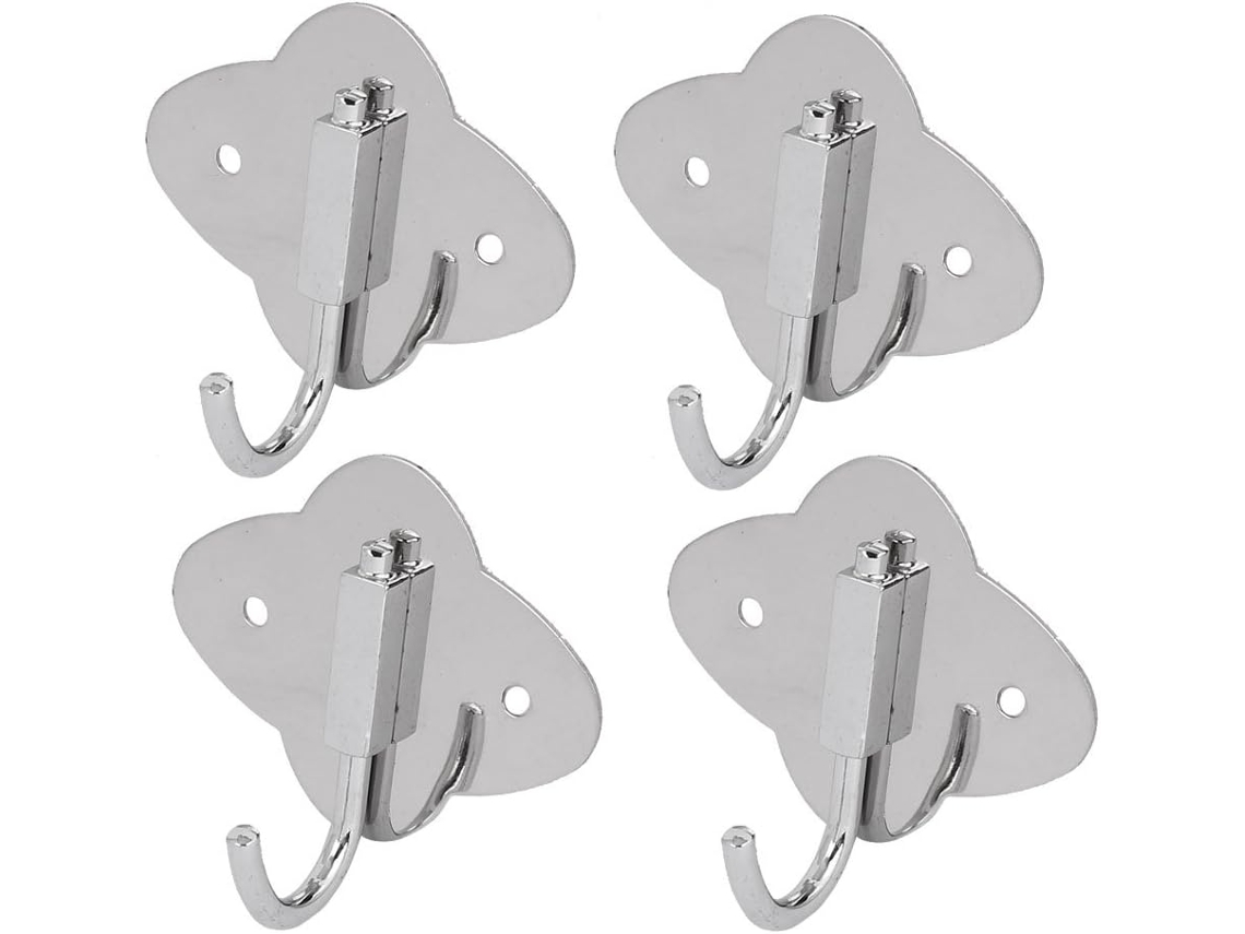 Gancho de pared individual CHABERLU para toallas, 4 unidades.