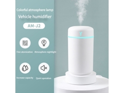 Humidificador recargable Digitallab para coche, con luz nocturna, 420 ml (blanco)