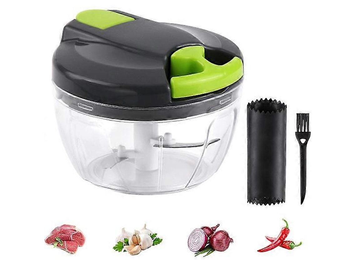 Cortador de ajos manual con cuerda, picador de ajos, prensa de ajos 500 ml Rosewell