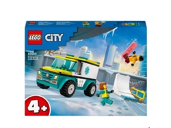 Ambulância de Emergência e Snowboarder - 60403 LEGO-CITY 