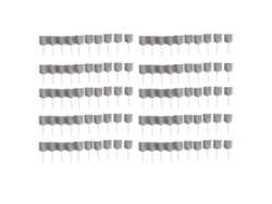 100 cestas de fertilizante de malla de acero inoxidable para columna de jardín