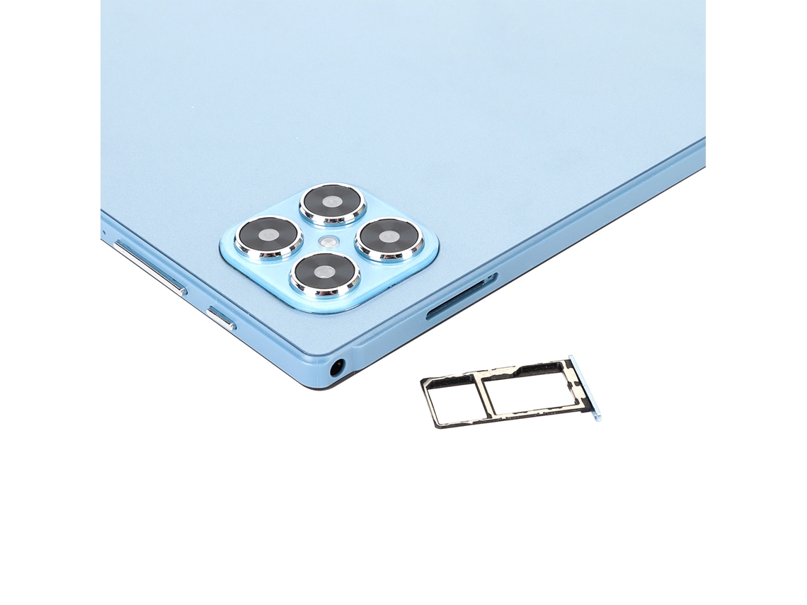 Tableta de 10,1 pulgadas con Android 11.0, 5G, wifi, 6 GB, 128 GB, color azul claro y dorado