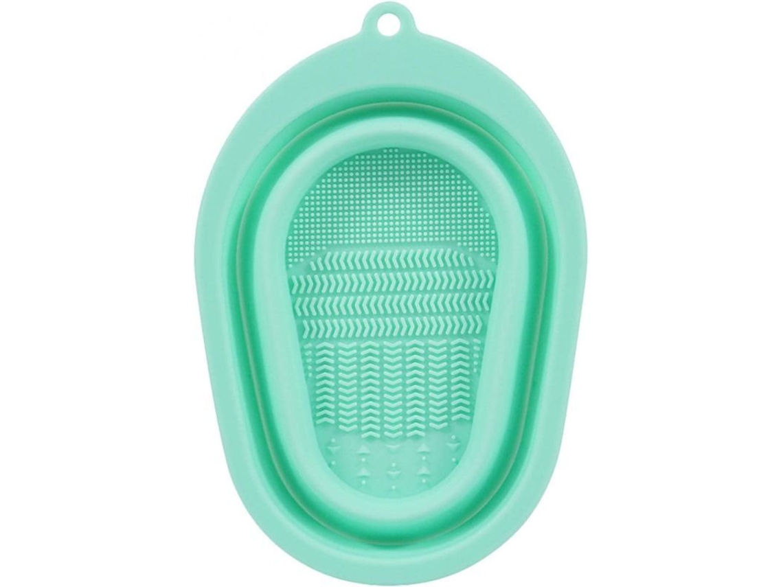 Limpiador De Brochas De Maquillaje Multiusos, De Silicona De Primera Calidad, Portátil Y Plegable.