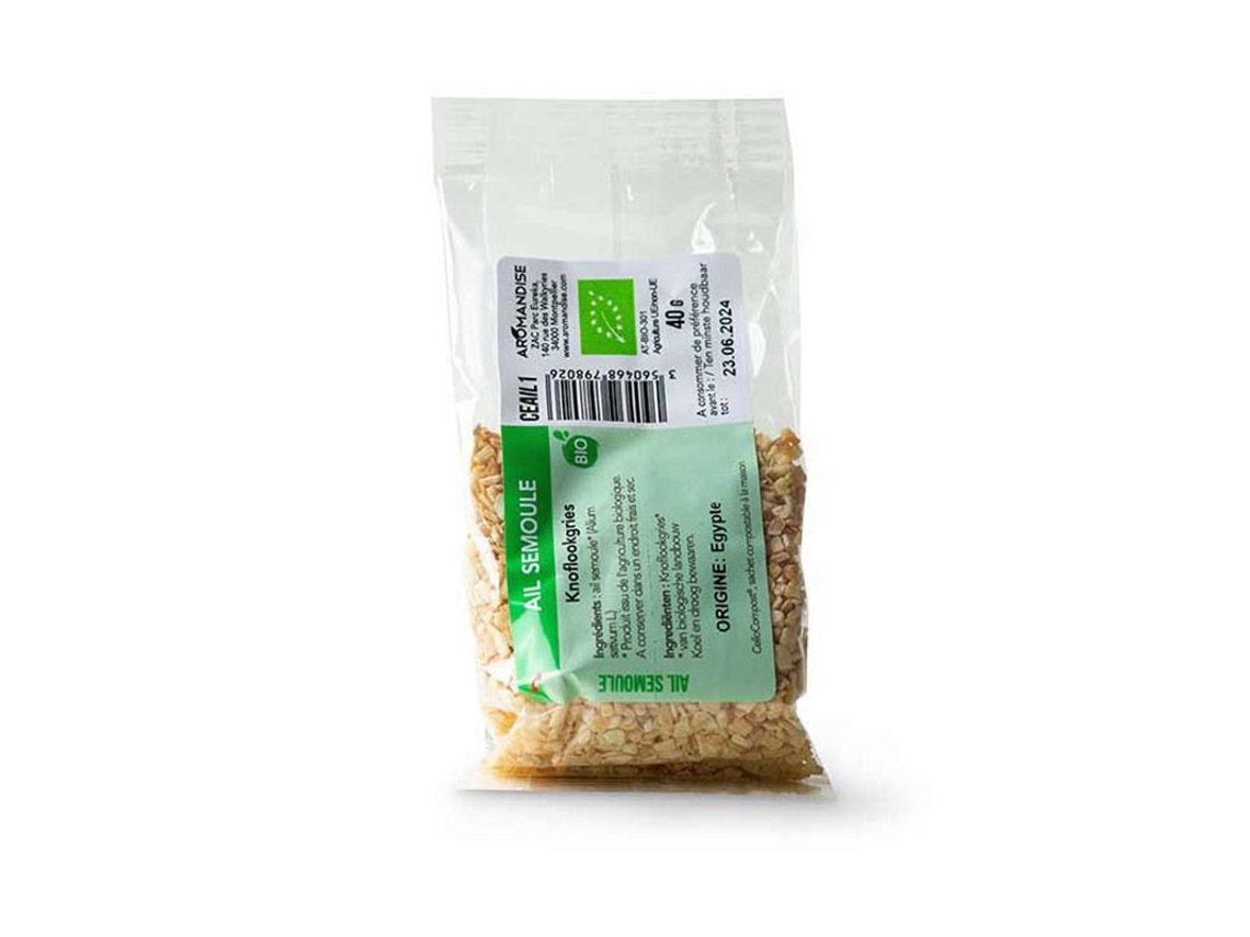 Sémola de ajo ecológica - 40 g