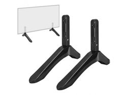 Soporte De Tv De Acero Negro Para Televisores De 32 A 65 Pulgadas, Pedestal Universal Con Soporte Estable Para Monitores Lcd.