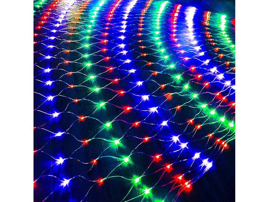 Rebe-red De Luces Led 3x2m, 8 Modos, Impermeable Ip44, Decoración Navideña, Fiestas, Interior Y Exterior