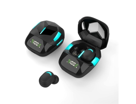 Auriculares Bluetooth True Wireless Compatible con 5.1 G7S Game Real Earphone Radio Competition Low Delay In-Ear Driver Headphones Pk Black