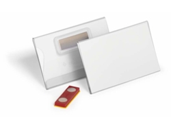 DURABLE 824419 Insignia/Pase Portaetiquetas Plástico 1 Piezas