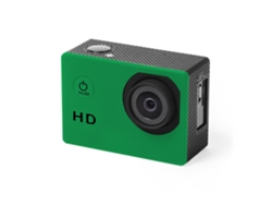 Cámara deportiva 720p. Pantalla LCD de 2 pulgadas. 14 accesorios. Multilingüe. Batería de 900 mAh.