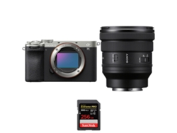Sony A7c Ii Plateado + Fe Pz 16-35mm F/4 G + 1 Sandisk 256gb Uhs-ii 300mb/s - Cámara Fotográfica Híbrida + Ebook Pricedirect