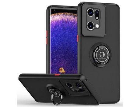 Carcasa MISTERCAPAS para Oppo Find X5 Negro