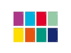 Cuaderno Pacsa Basic Multicolor 80 Hojas Cuarto (10 Unidades)