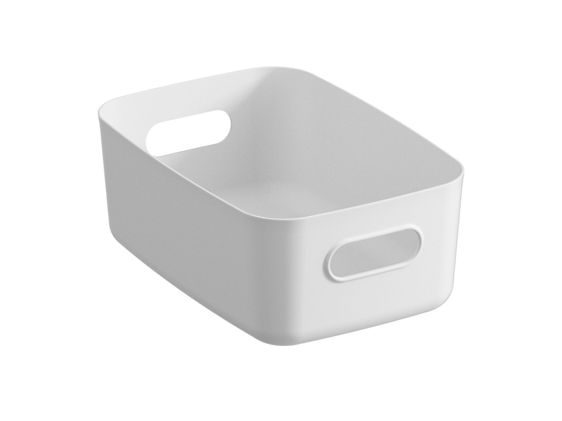 Cesta De Almacenamiento Multifuncional De Plástico Con Asa Para Mesa, Cosméticos, Juguetes Y Aperitivos.