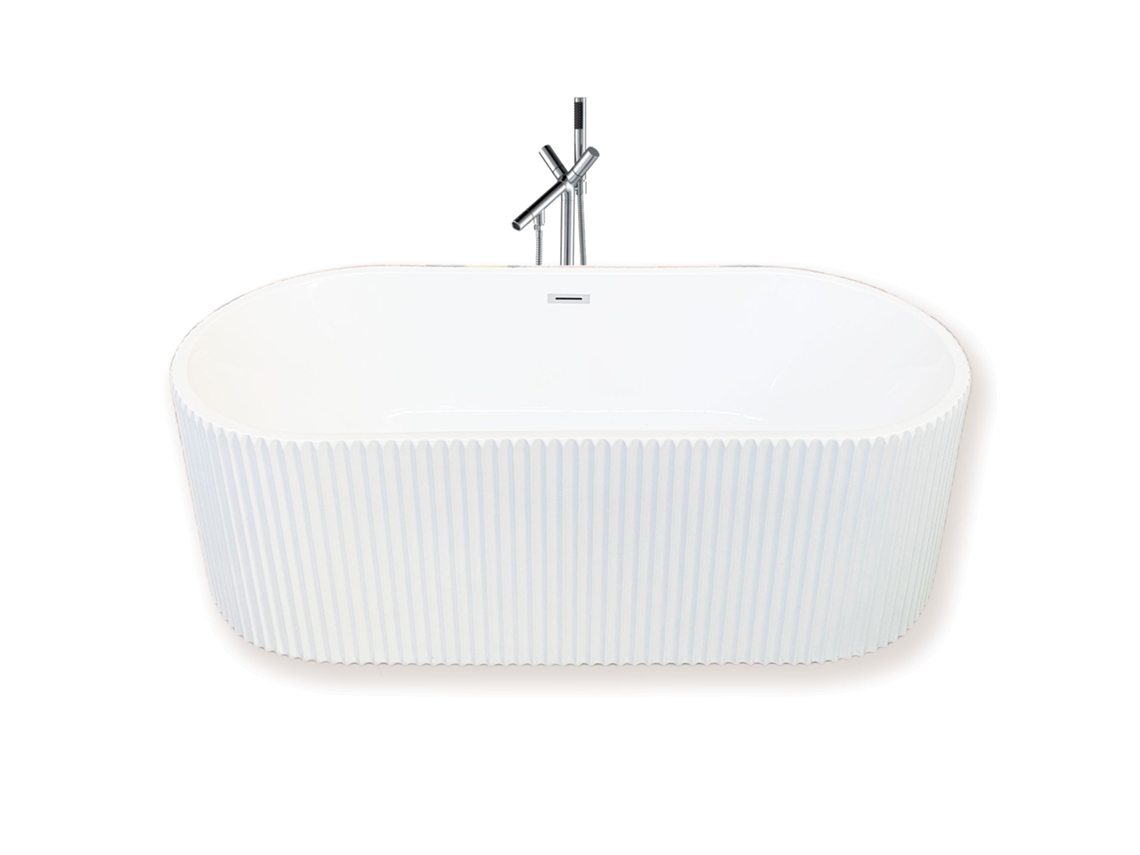 Bañera exenta 168 x 74 cm grifo mezclador – Hope ELITESHOPPING