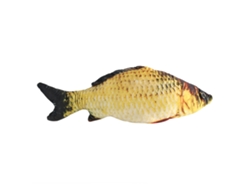 Almohada decorativa 3D de carpa dorada, 60 cm