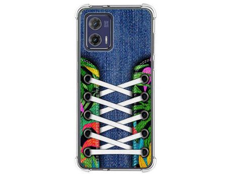 Funda Silicona para Motorola Moto G73 5G Diseño Zapatillas 13 Dibujos TUMUNDOSMARTPHONE