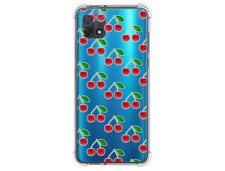 Funda Silicona para Oppo A16K Diseño Cerezas Dibujos TUMUNDOSMARTPHONE