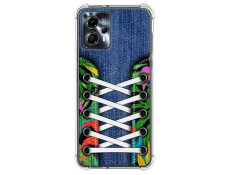 Funda Silicona para Motorola Moto G23 Diseño Zapatillas 13 Dibujos TUMUNDOSMARTPHONE