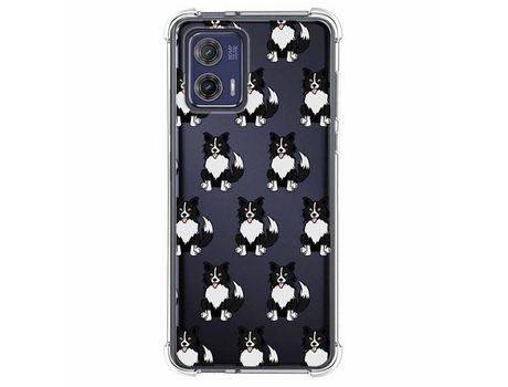 Funda Silicona para Motorola Moto G73 5G Diseño Perros 07 Dibujos TUMUNDOSMARTPHONE
