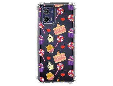 Funda Silicona para Motorola Moto G73 5G Diseño Dulces 01 Dibujos TUMUNDOSMARTPHONE