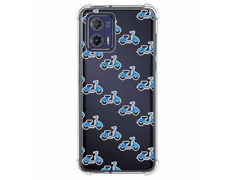 Funda Silicona para Motorola Moto G73 5G Diseño Scooter Dibujos TUMUNDOSMARTPHONE